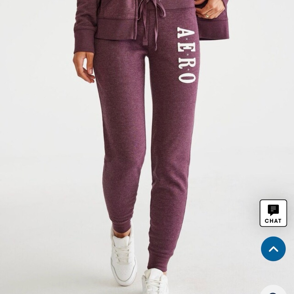 Aeropostale Burgundy Joggers